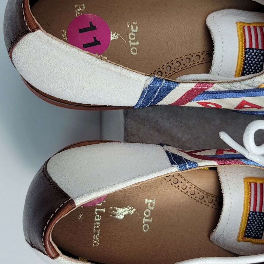 Polo Ralph Lauren Rhett Saddle Oxford shoes NWOT - Picture 12 of 16